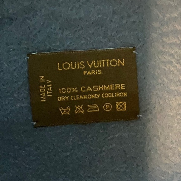 NWOT 100% Cashmere Louis Vuitton Scarf - Picture 3 of 6